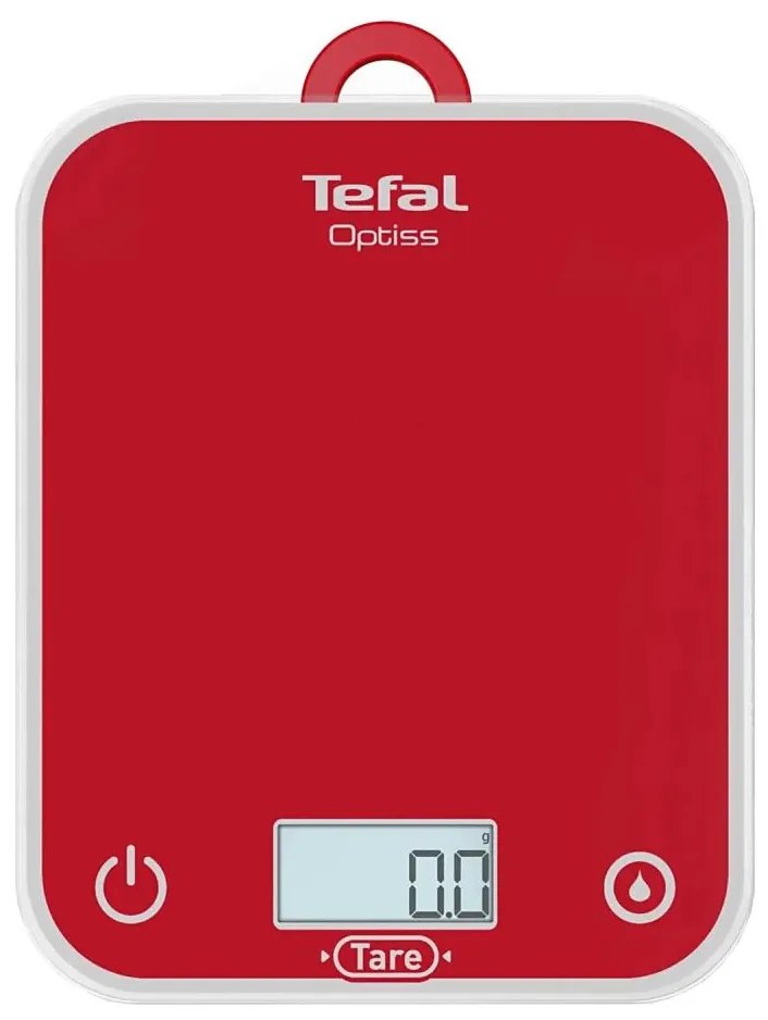 Tefal - Bilancia da cucina OPTISS 2xAAA rosso