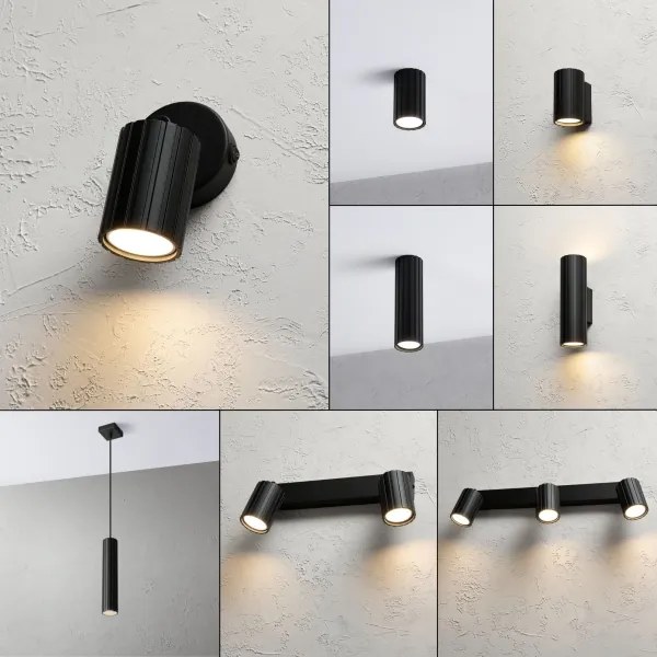 Brilagi - Spot da parete CRISPINA 1xGU10/10W/230V nero