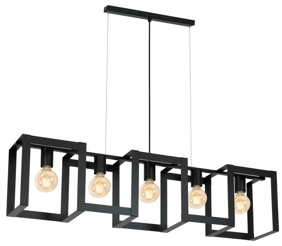 Lampadario a sospensione con filo KARTEL 5xE27/60W/230V