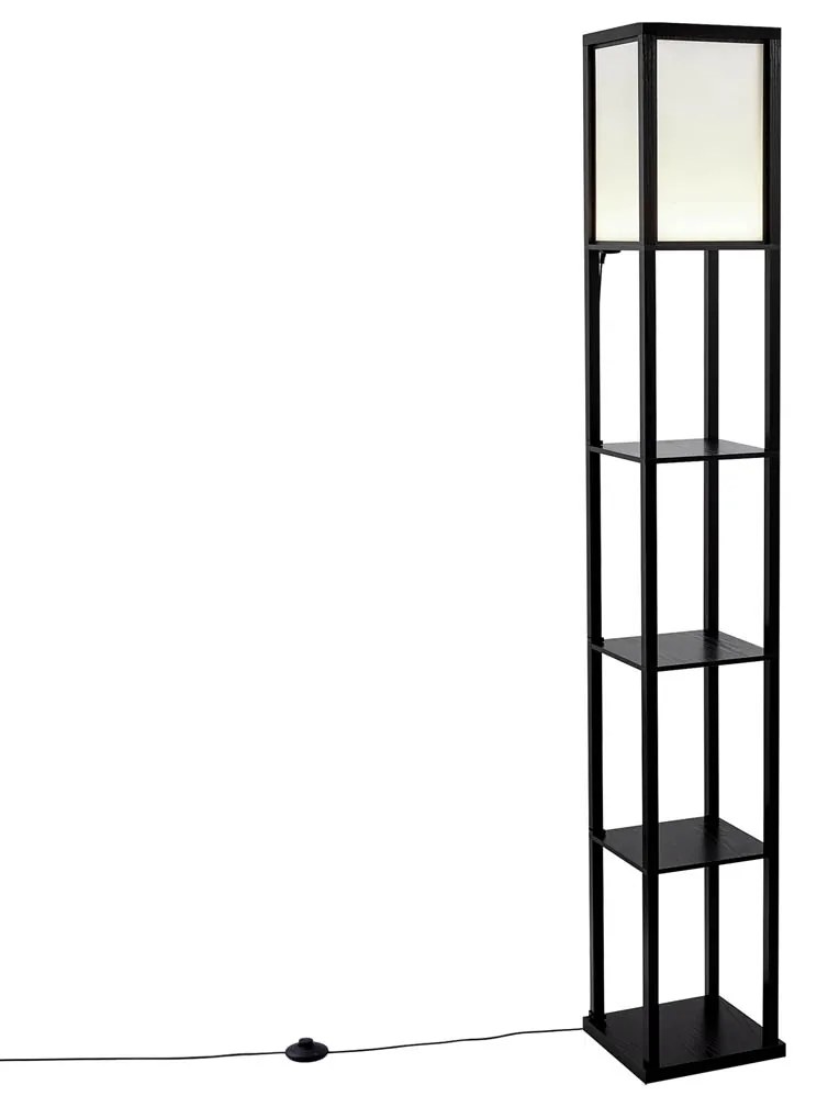 Lampada da terra design bianco e nero con LED integrati - Nea