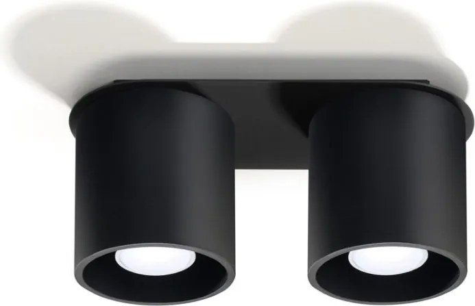 Plafoniera da soffitto in acciaio 2xGU10 ORBIS 2 in Alluminio