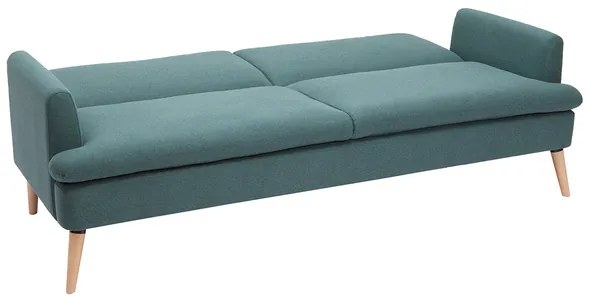 Divano letto scandinavo 3 posti verde STEWART