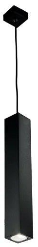 Lampada sospesa 1 luce GU10 - moderna ALOA Nero Grande