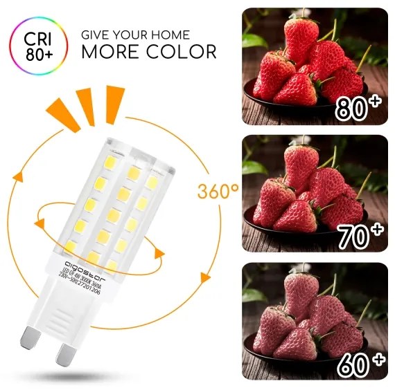 Lampadina LED G9/4W/230V 3000K - Aigostar