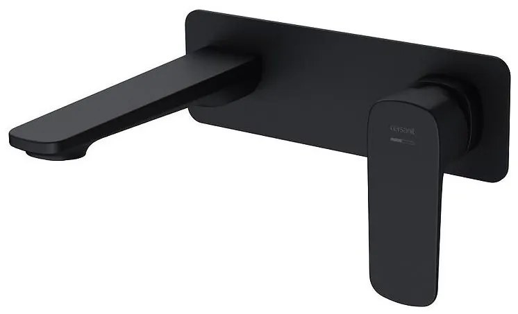 Cersanit S951-385 - Rubinetto per lavabo da incasso LARGA nero