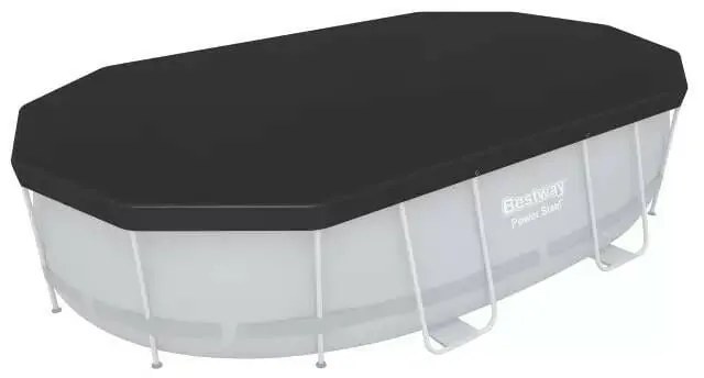 58425 (ex P00581) - Telo di copertura per piscine ovali da 427x250 cm - Bestway