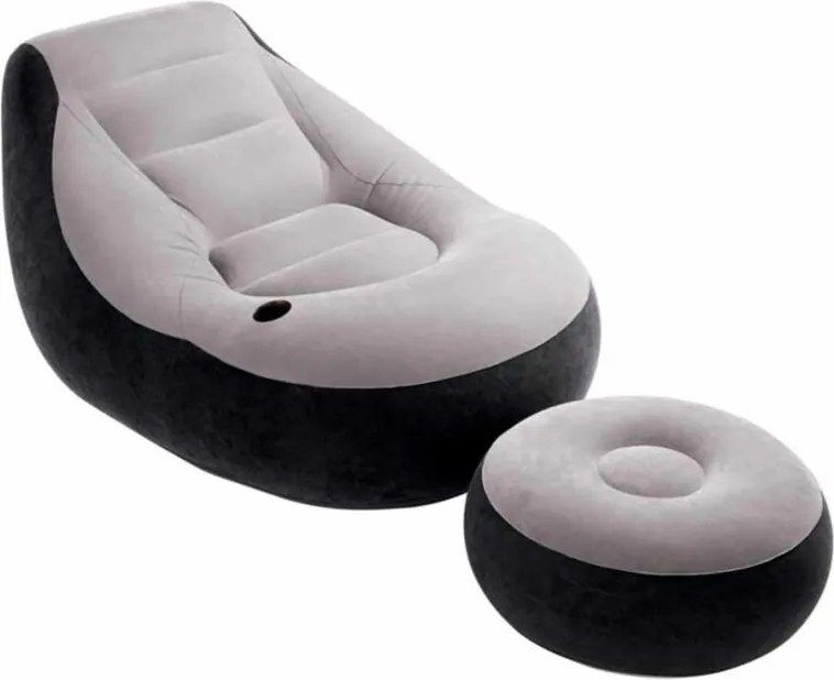 Sedia Gonfiabile con Poggiapiedi Ultra Lounge Relax 68564NP INTEX