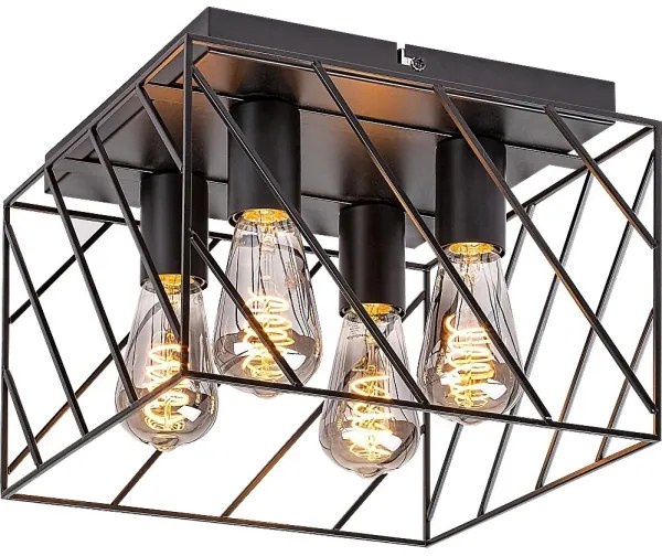 Rabalux 71027 - Lampada da soffitto BOROO 4xE27/25W/230V