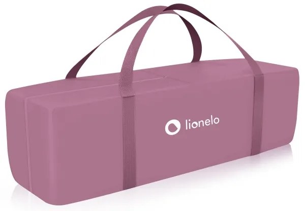 Lionelo - Lettino da viaggio STEFI PLUS Rosa Magnolia