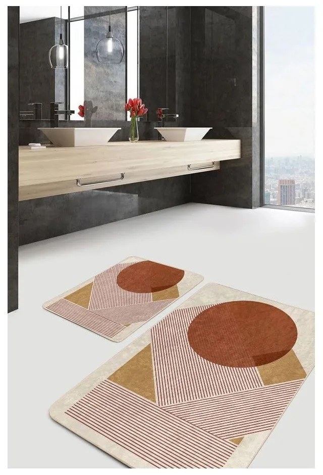 Set di tappetini per il bagno in velluto 2 pz 60x100 cm – Mila Home