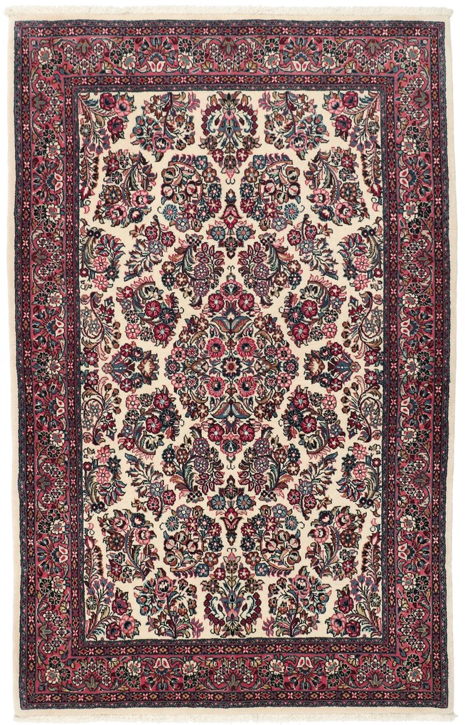 Sarouk Tappeto 140 x 210 (Iran) Annodato A Mano