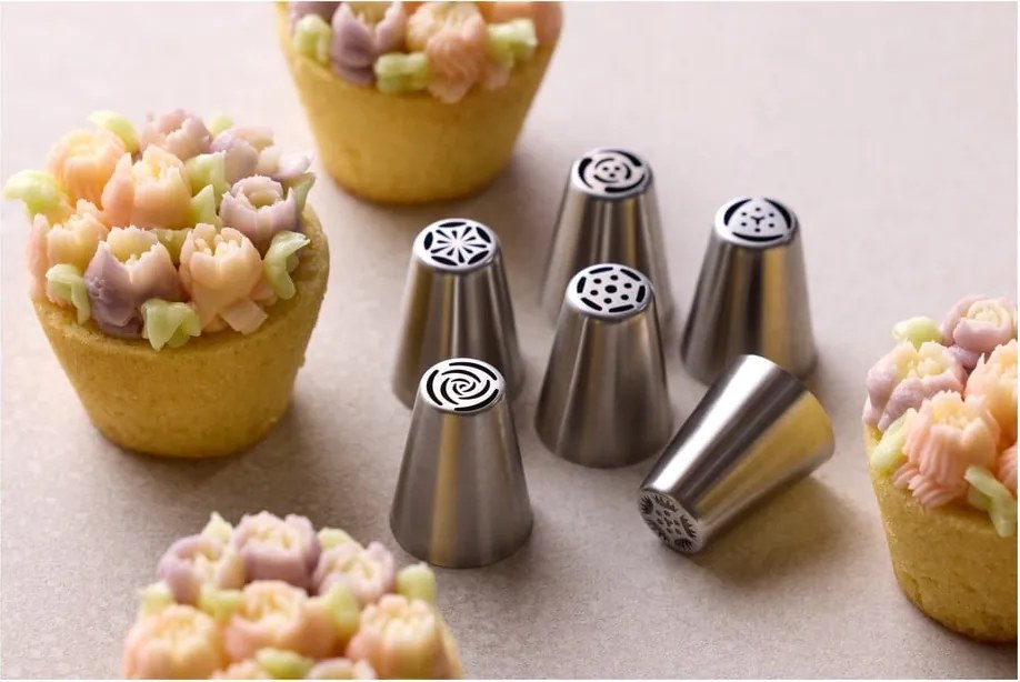 Set di beccucci per la decorazione 7 pz Flower - Blomsterbergs