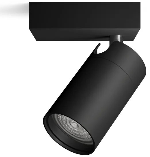 Philips - Luce Spot da bagno IDRIS 1xGU10/5W/230V IP44 nero