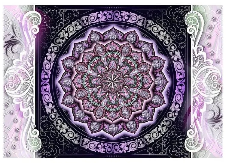 Fotomurale adesivo  Round Stained Glass (Violet)  Larghezza x Altezza Home decor 294x210