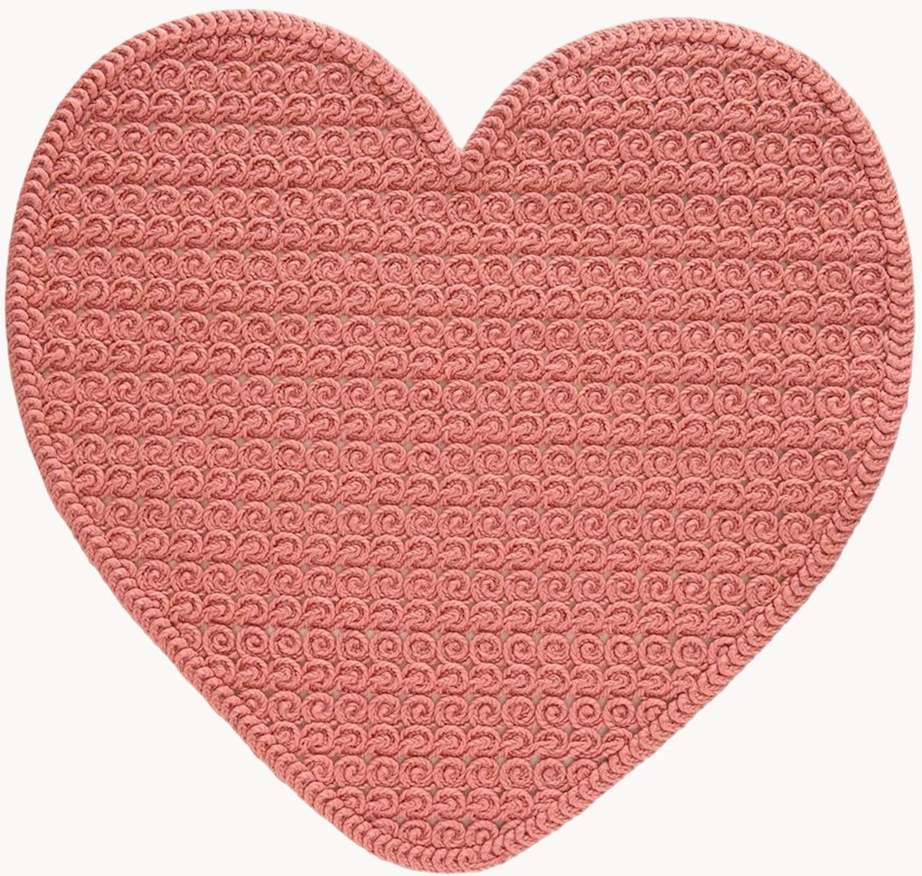 Tovaglietta americana in cotone a forma di cuore Arenito