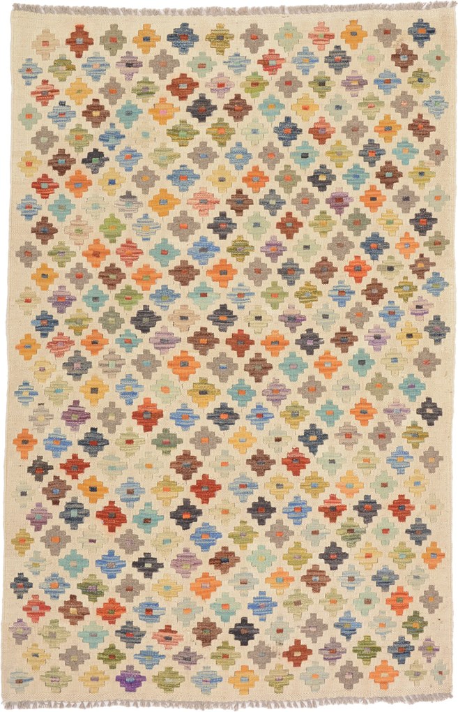 Kilim Tappeto orientale 100x160 (Afghanistan) Annodato A Mano
