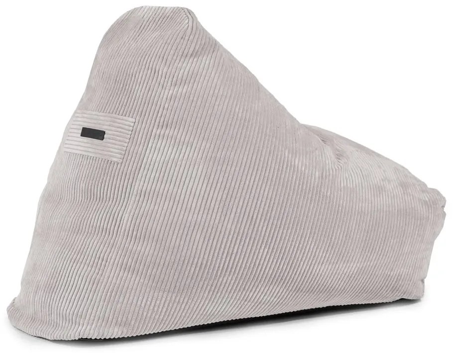 Puof a sacco color mattone con rivestimento in velluto a coste Snug 100 – SLOWDOWN