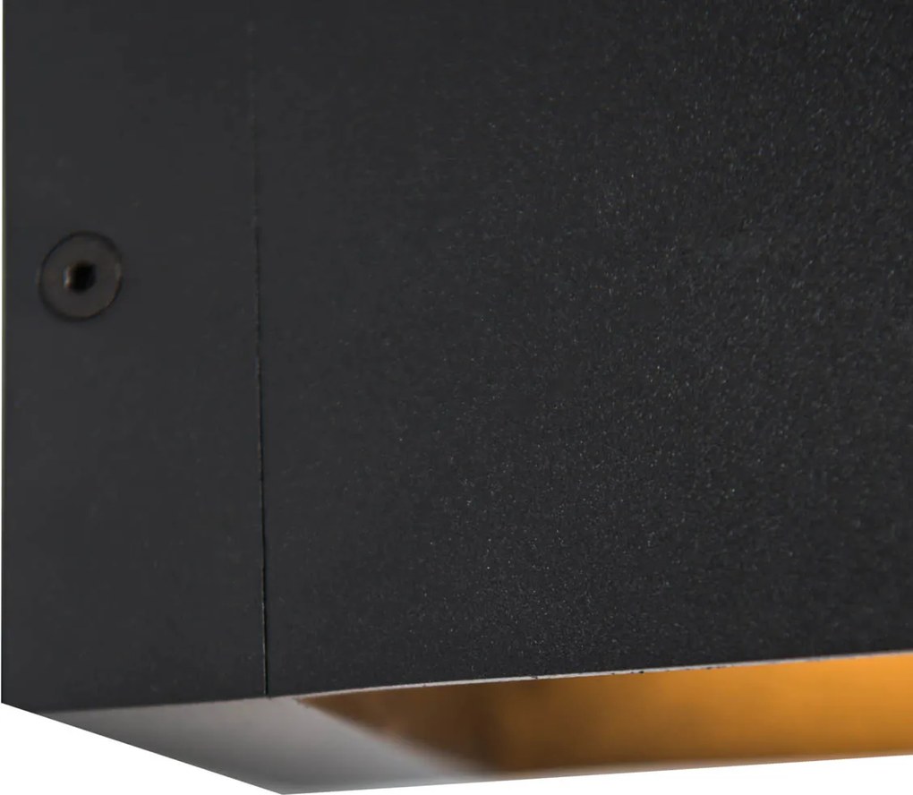 Lampada da parete intelligente nera 8 cm incl. Wifi G9 - Transfer