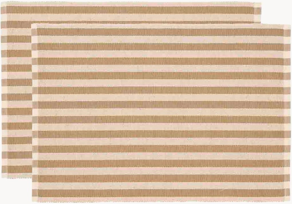 Set di 2 tovagliette americane Statement Stripe