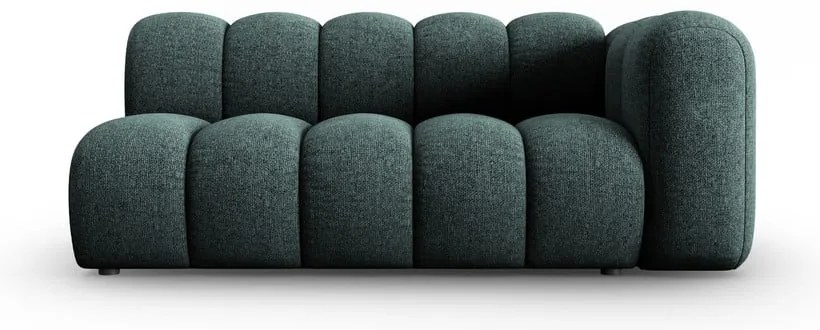 Divano componibile turchese (con penisola a destra) Lupine – Micadoni Home