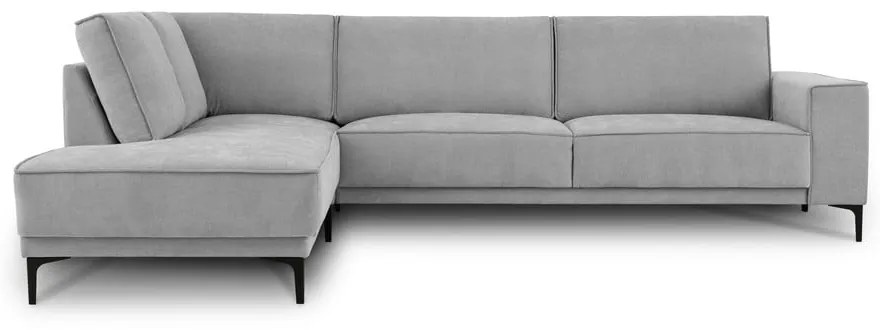 Divano angolare grigio (con penisola a sinistra/a L) Copenhagen – Scandic