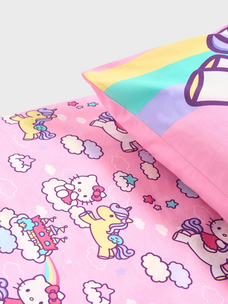 Sinsay - Set di biancheria da letto Hello Kitty - orchidea