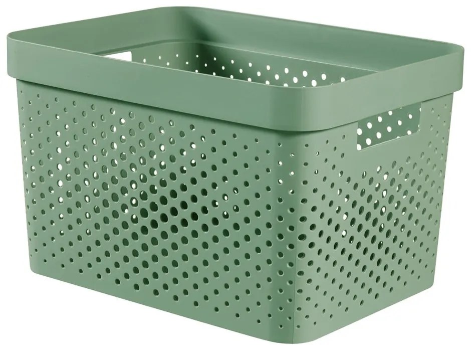 Cestino verde Dots, 17 L Infinity - Curver