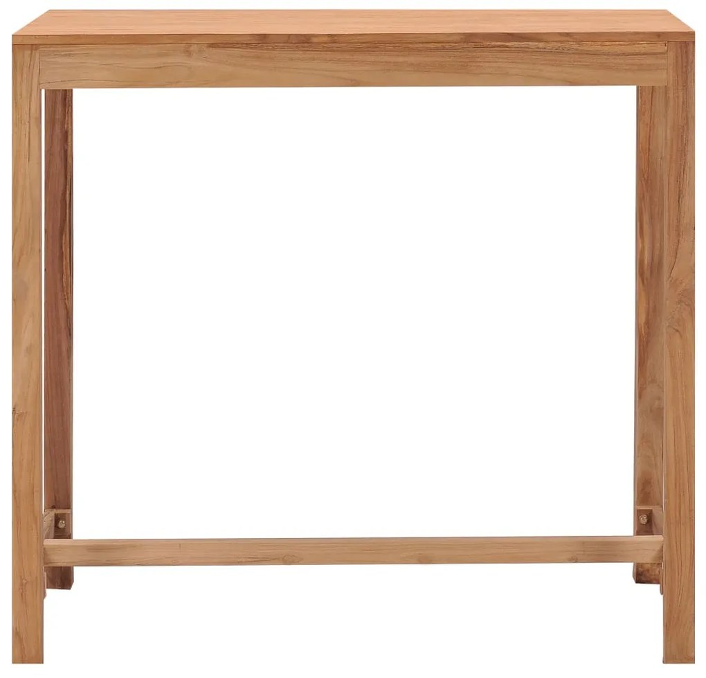 Tavolo da bar per esterni 110x60x105 cm massello di teak