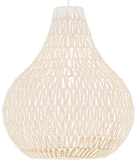 Lampada a sospensione scandinava bianca 45 cm - Lina Drop