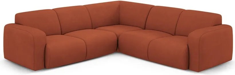 Divano angolare arancione (angolo variabile/ a L) Molino - Micadoni Home