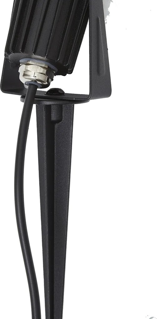 Faretto moderno 12V nero con LED IP67 - Voltaire Pico