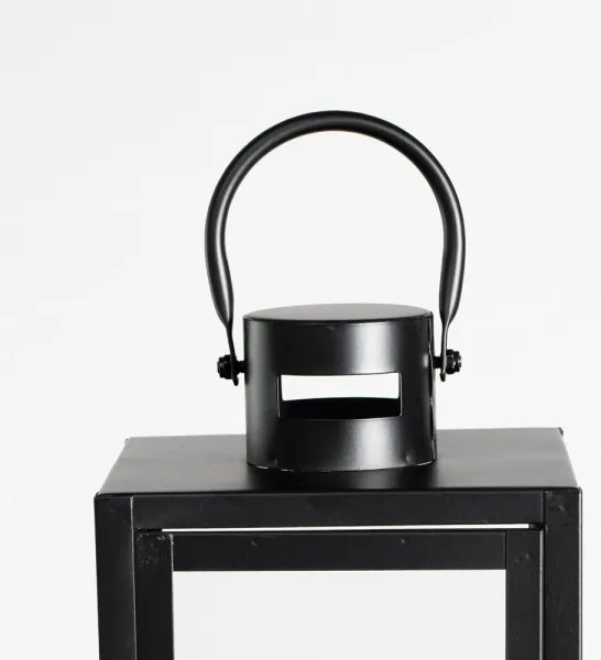 Lanterna decorativa 49 cm nera