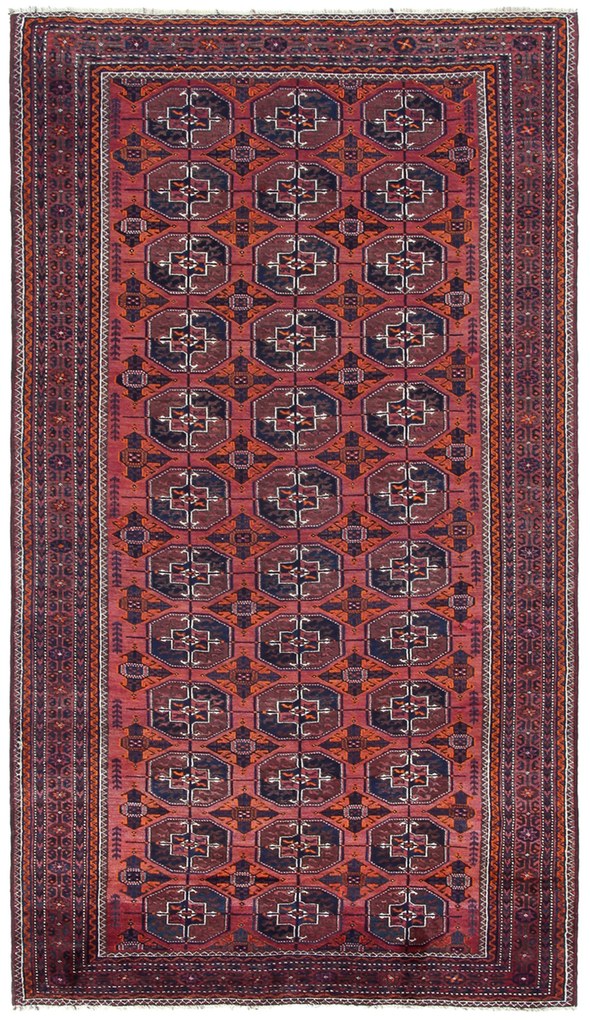 Beluch Tappeto 140x270 (Iran) Annodato A Mano