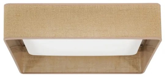 Brilagi - Plafoniera LED VELVET SQUARE LED/24W/230V marrone