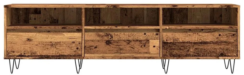 Mobile porta tv legno antico 150x30x44,5 cm legno multistrato