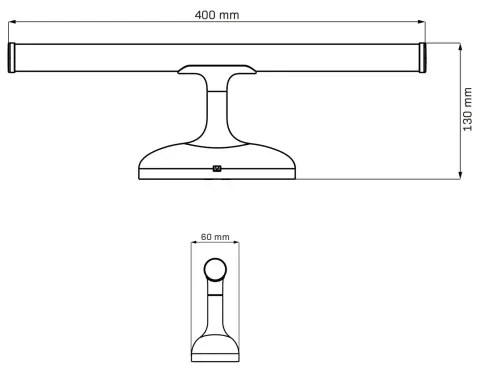 Illuminazione a LED per specchi da bagno ARMONA LED/6W/230V 4000K 40 cm IP44 cromo