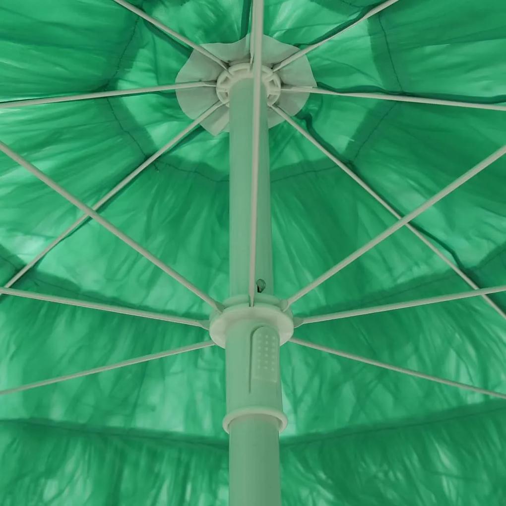 Ombrellone da Spiaggia Hawaii Verde 300 cm