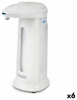 Dispenser per Sapone Automatico con Sensore Basic Home 350 ml (6 Unità)