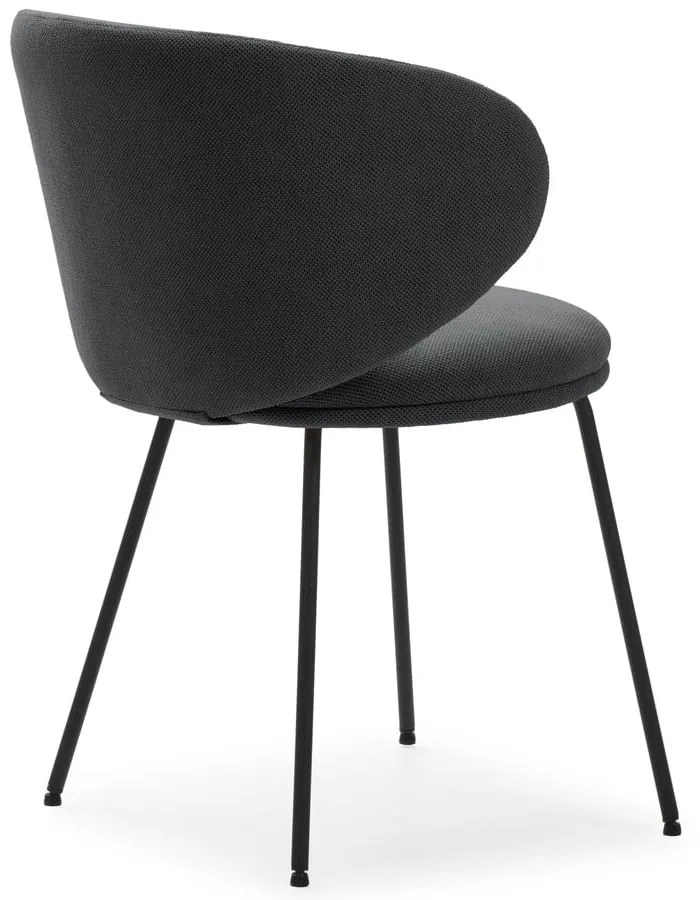 Set di sedie da pranzo grigio scuro in imbottito 2 pz Rush – Marckeric