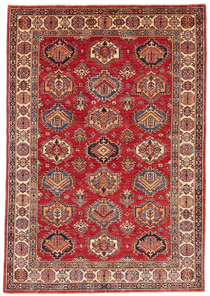 Kazak Tappeto orientale 140x200 (Pakistan) Annodato A Mano