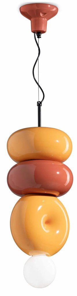 Ferroluce Decò  Bumbum 1-light pendant lamp C2753