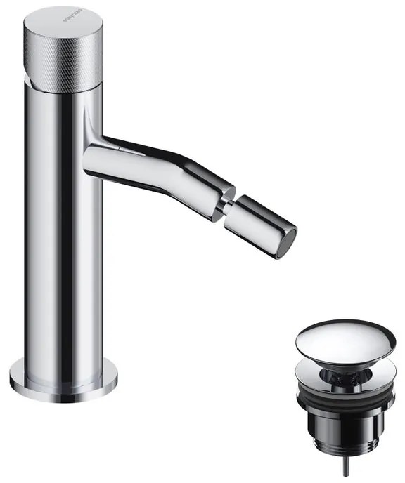 Rubinetto per bidet LOOP K SANYCCES cromo spazzolato lucido