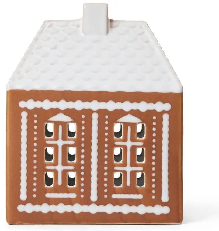 Portacandela in ceramica per lumino Gingerbread Lighthouse – Kähler Design