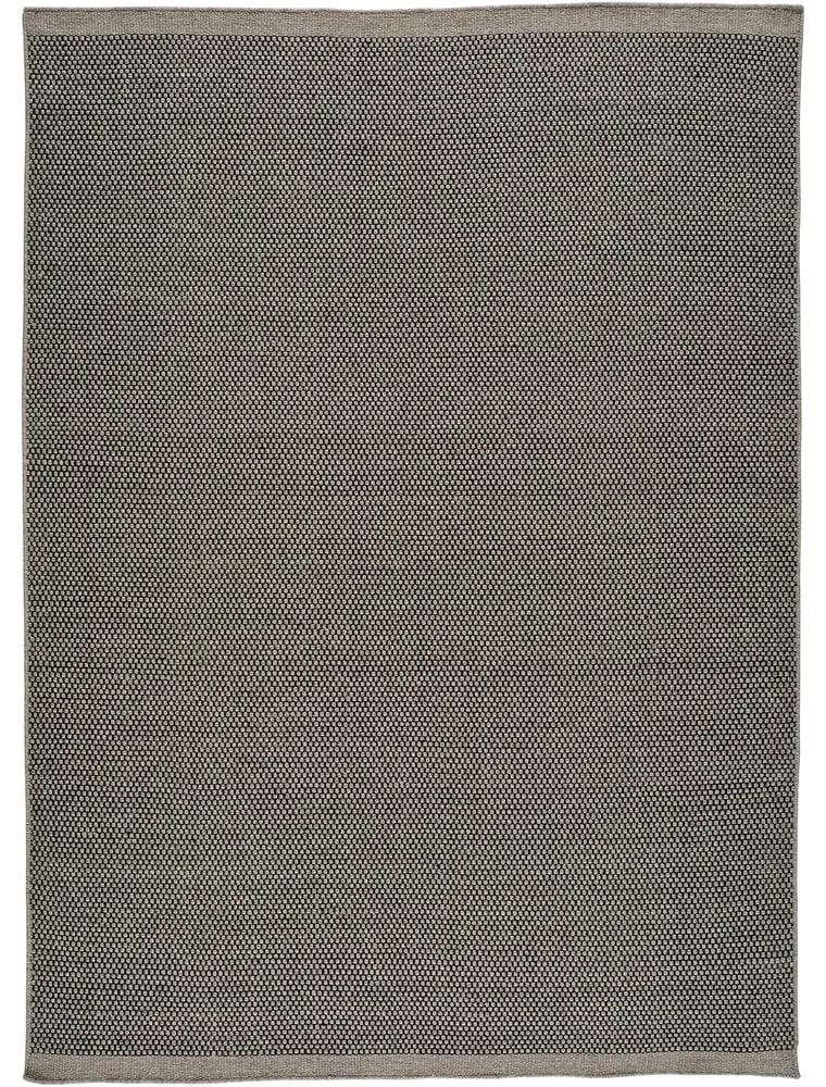 Tappeto in lana grigio , 60 x 110 cm Kiran Liso - Universal