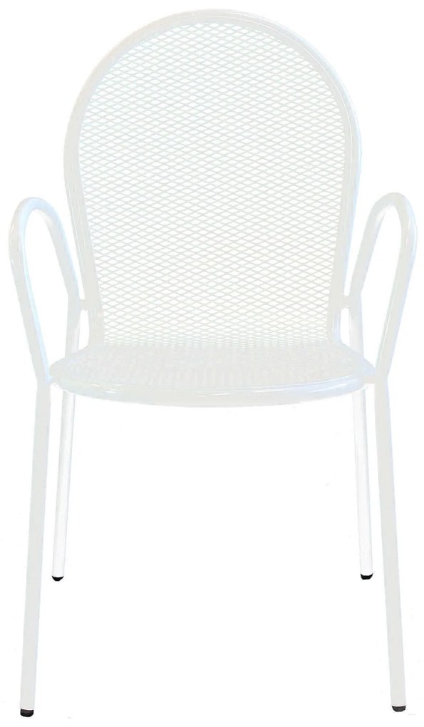 ROMANUS - set tavolo in metallo cm 60 x 60 x 72 h con 2 poltrone Maris