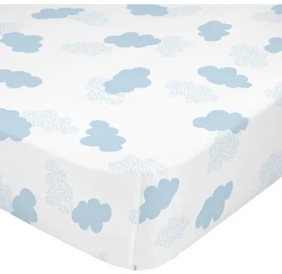 Lenzuolo con angoli HappyFriday BASIC KIDS Azzurro 90 x 200 x 32 cm