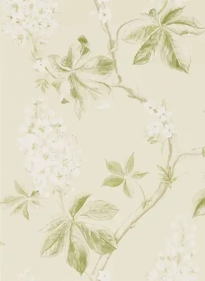 Tapete Chestnut Tree von Sanderson - Lemon/ Lettuce