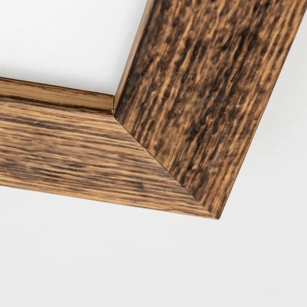 Brilagi - Plafoniera LED SLIMFRAME WOOD LED/25W/230V 34x34 cm marrone