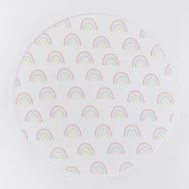 Tovaglietta rotonda individuale plastificata Bage Kids Multicolore - Sklum
