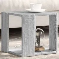 Tavolino da Salotto Grigio Sonoma 32x32x30cm Legno Multistrato 848148